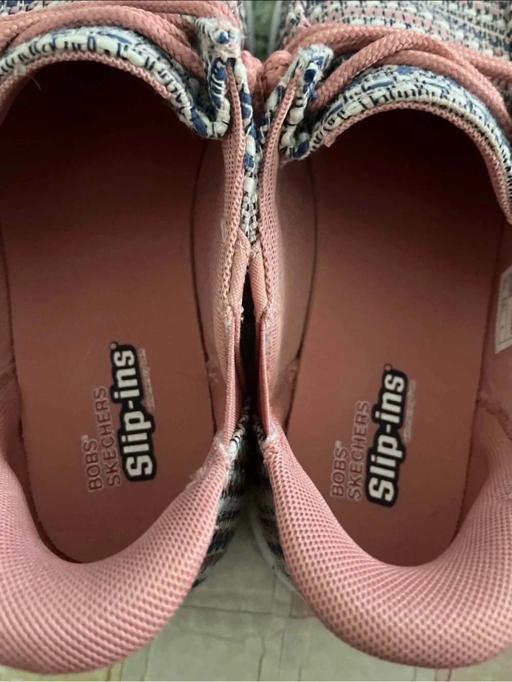 Skechers Slip-ins: BOBS Skip Cute August Air Pink Sz 8 Excellent